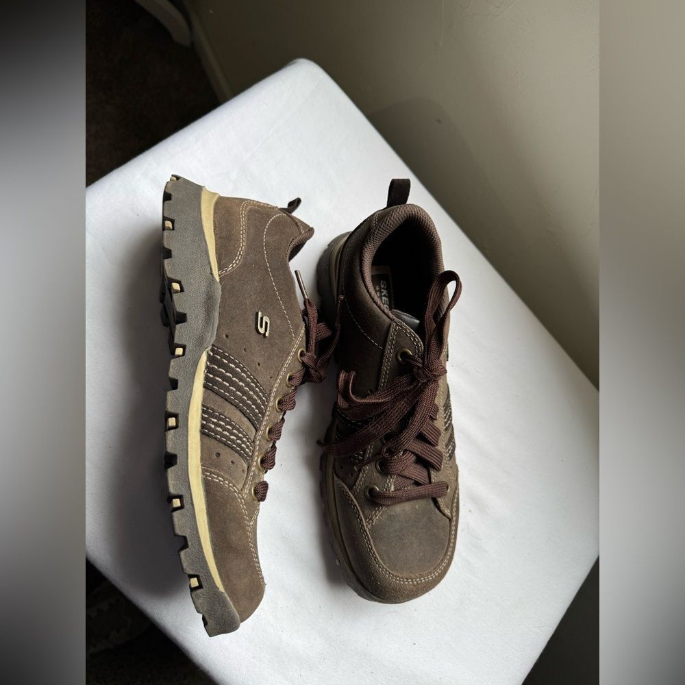 Skechers Grand Jam Casual Trail Hiking Leather Shoe Size 7.5
